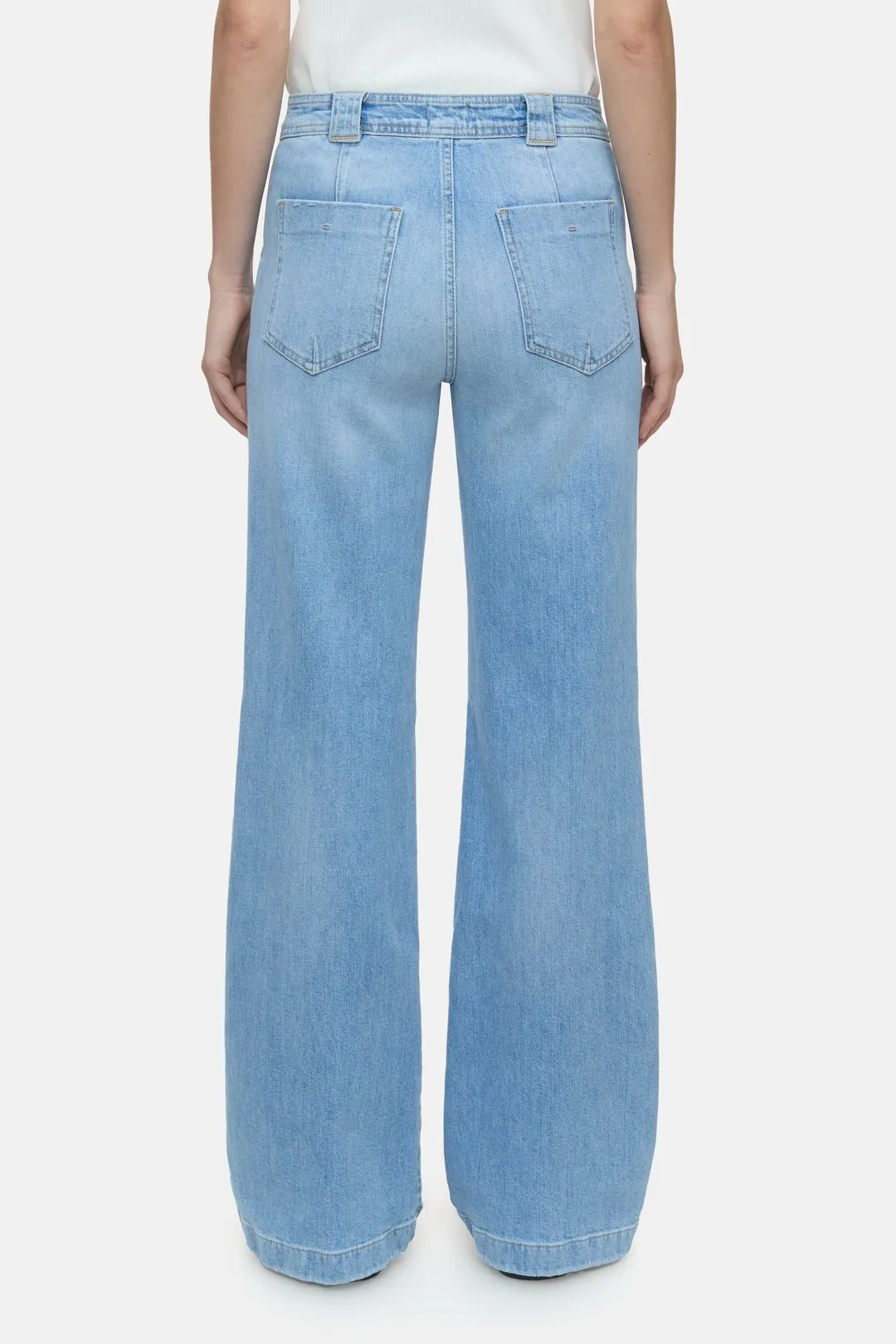 Aria Comfort Stretch Flared Jean - Light Blue