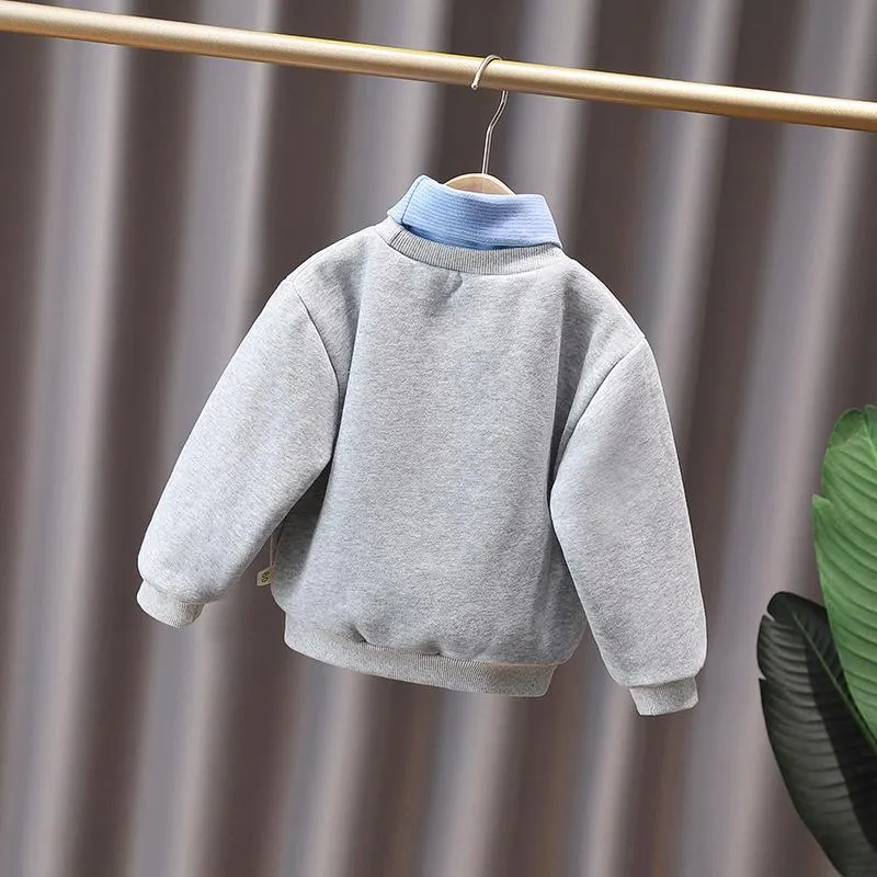 Autumn and winter children's velvet vests