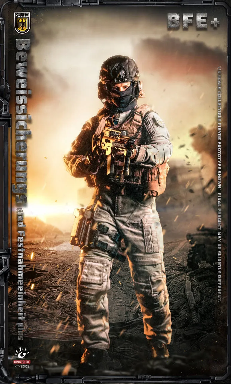 BFE  Counter Terrorism Police Force - Tan MOLLE Plate Carrier Vest w/Pouch Set