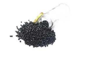 Black Bio-Cone Glass Beads
