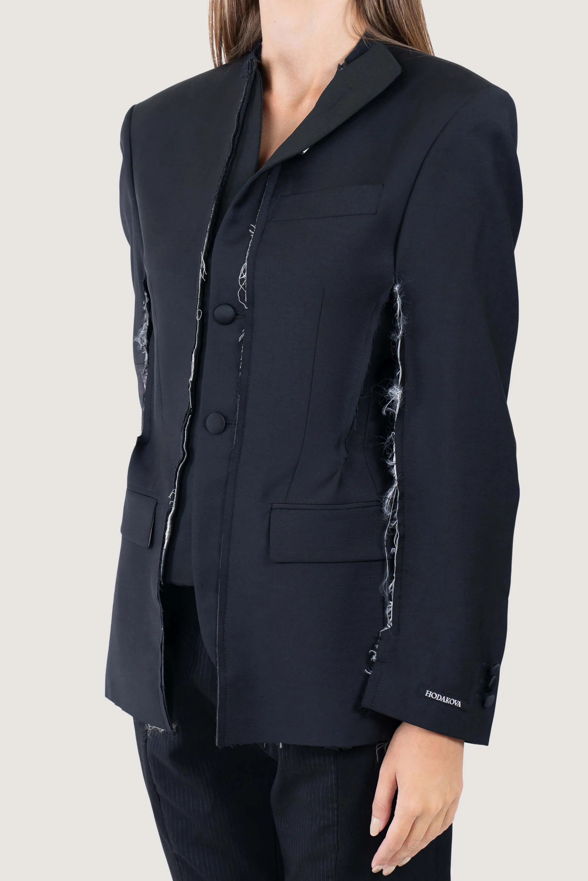 Black Wool Blazer