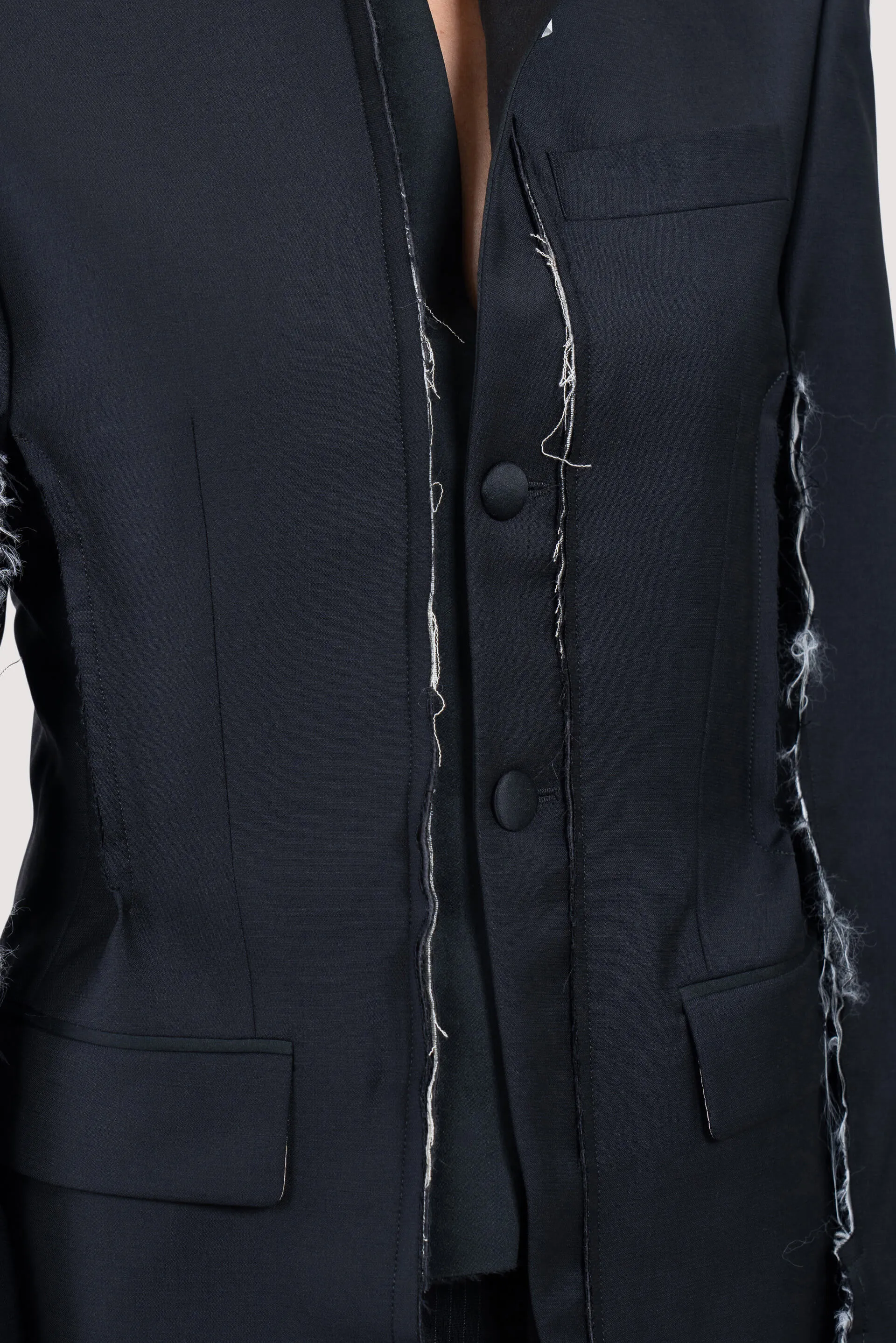Black Wool Blazer