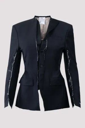 Black Wool Blazer
