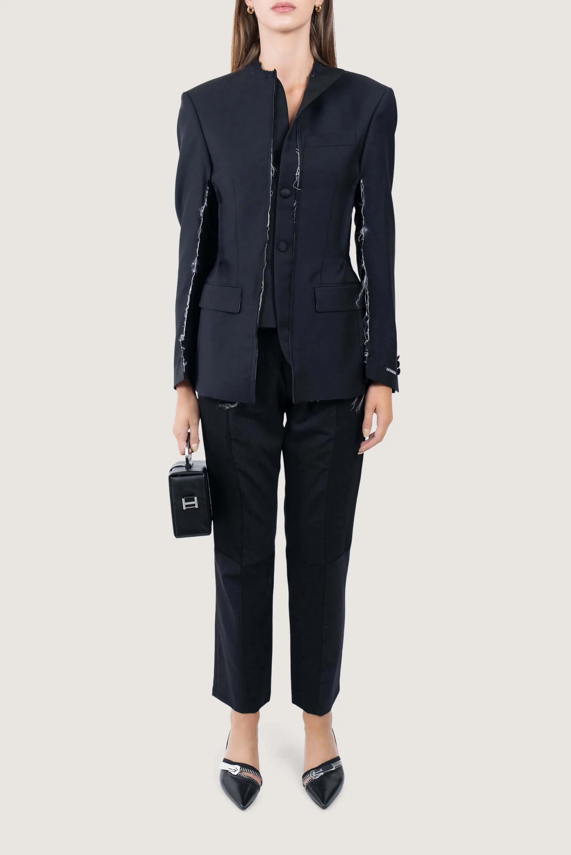 Black Wool Blazer