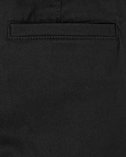 Boys Stretch Skinny Chino Pants Jeans, Black Single,