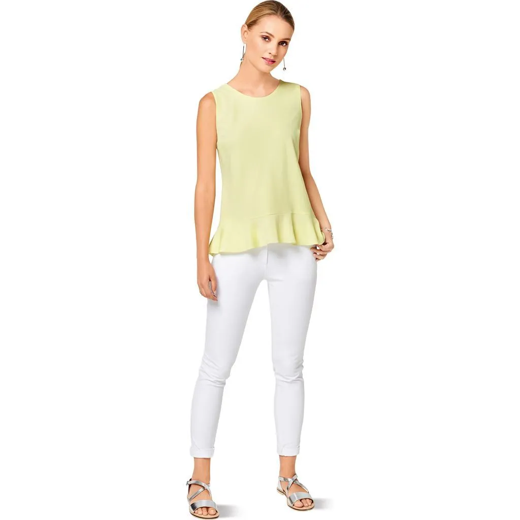 Burda Style Pattern B6501 Women's' Top with Flounce