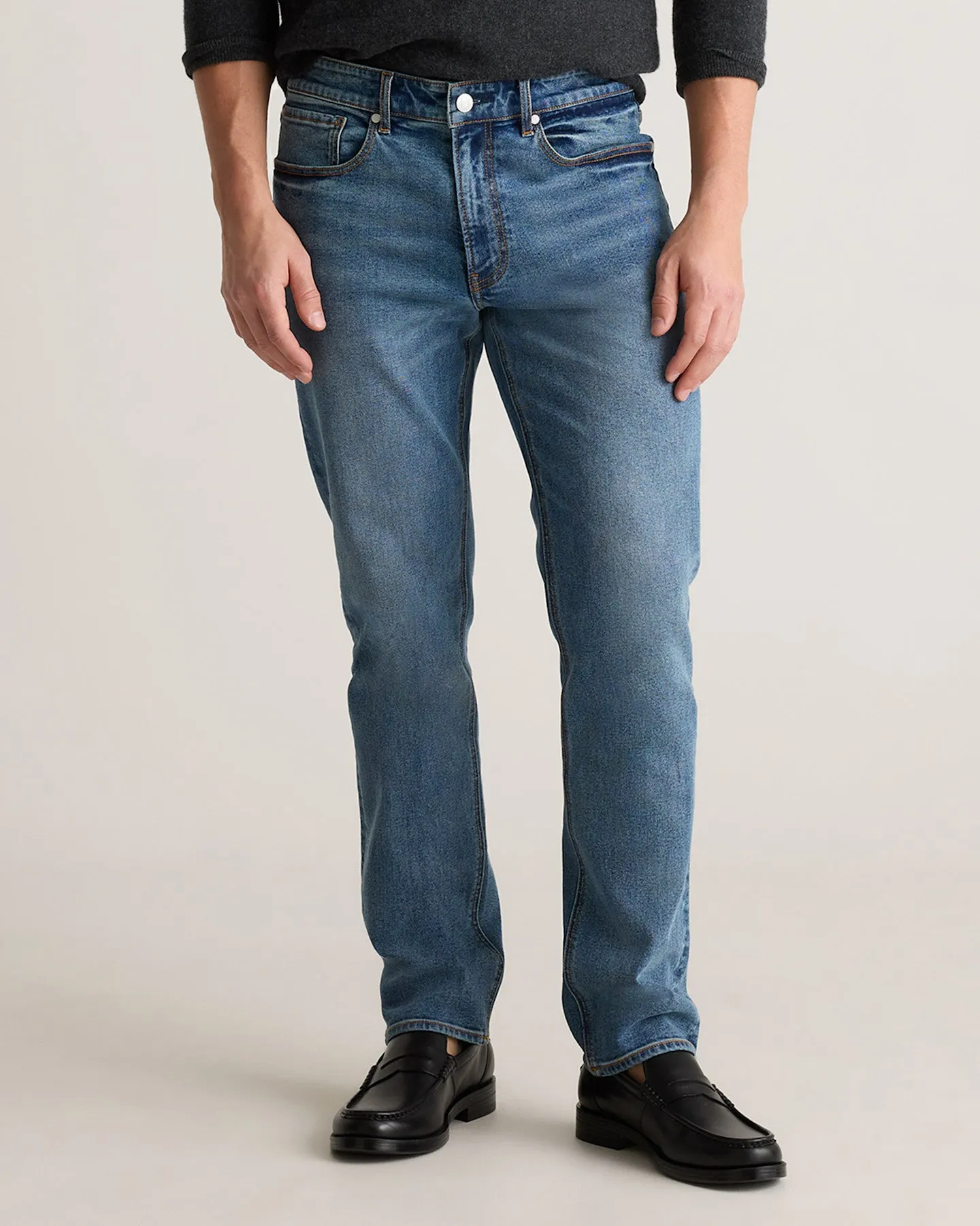 Comfort Stretch Relaxed Straight Jeans