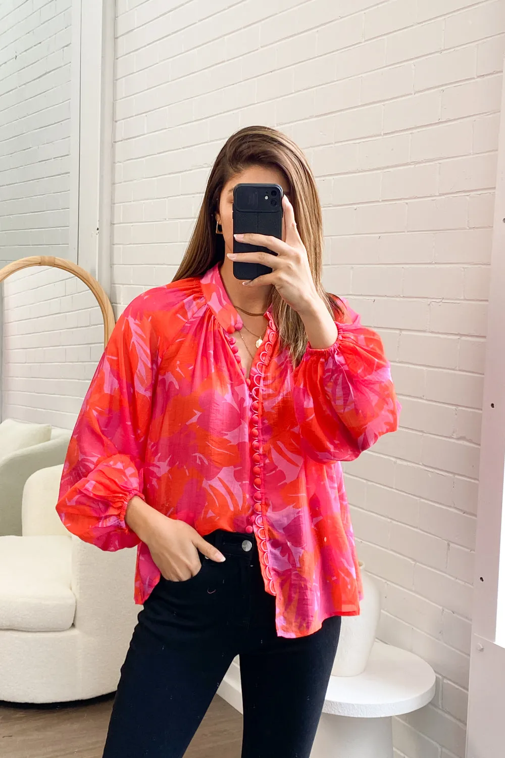 Crinkle Estelle Blouse