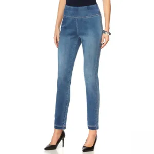 DG2 by Diane Gilman Women's Petite Tapered Comfort Stretch Jeggings