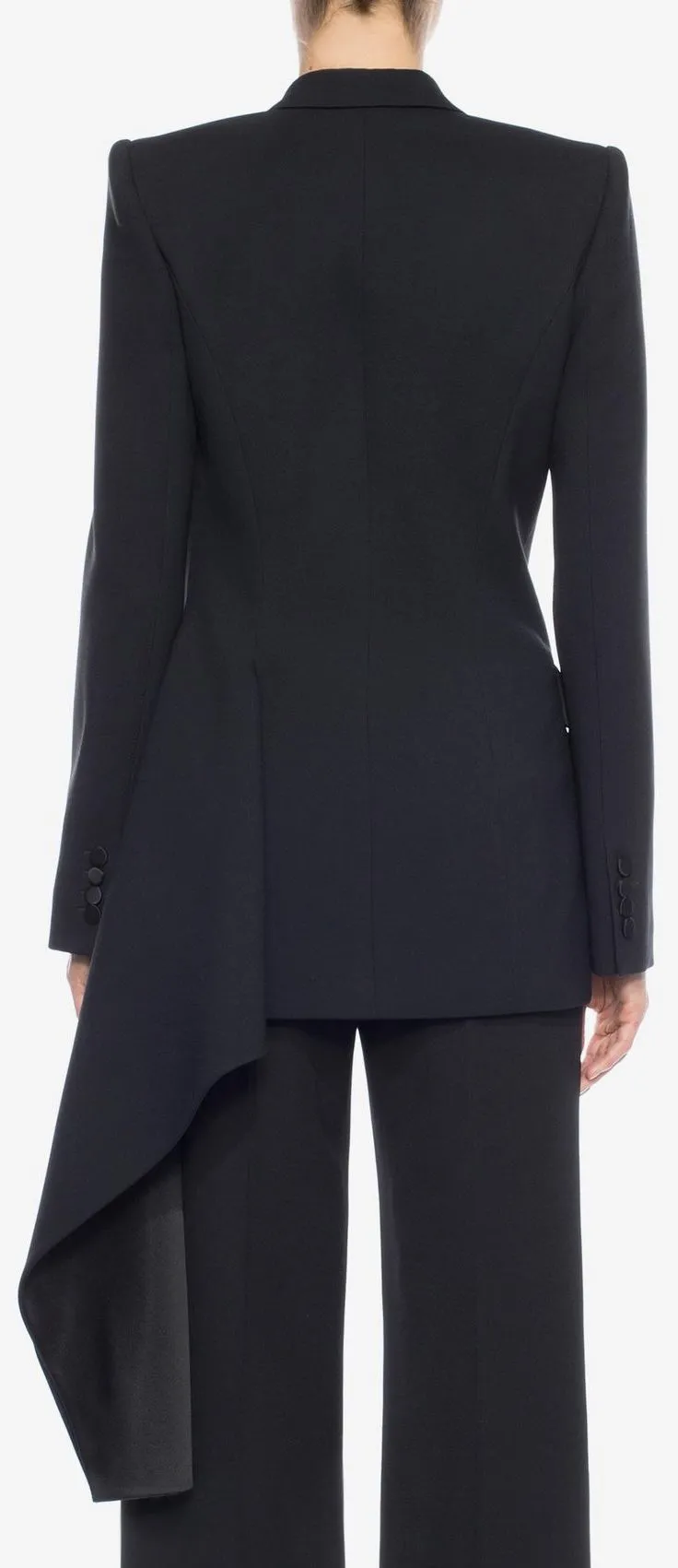 Double-Breasted Drape-Jacket