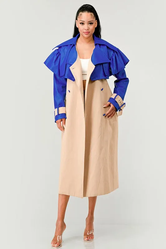 Dreamy Damsel Fall Chic Trench Coat