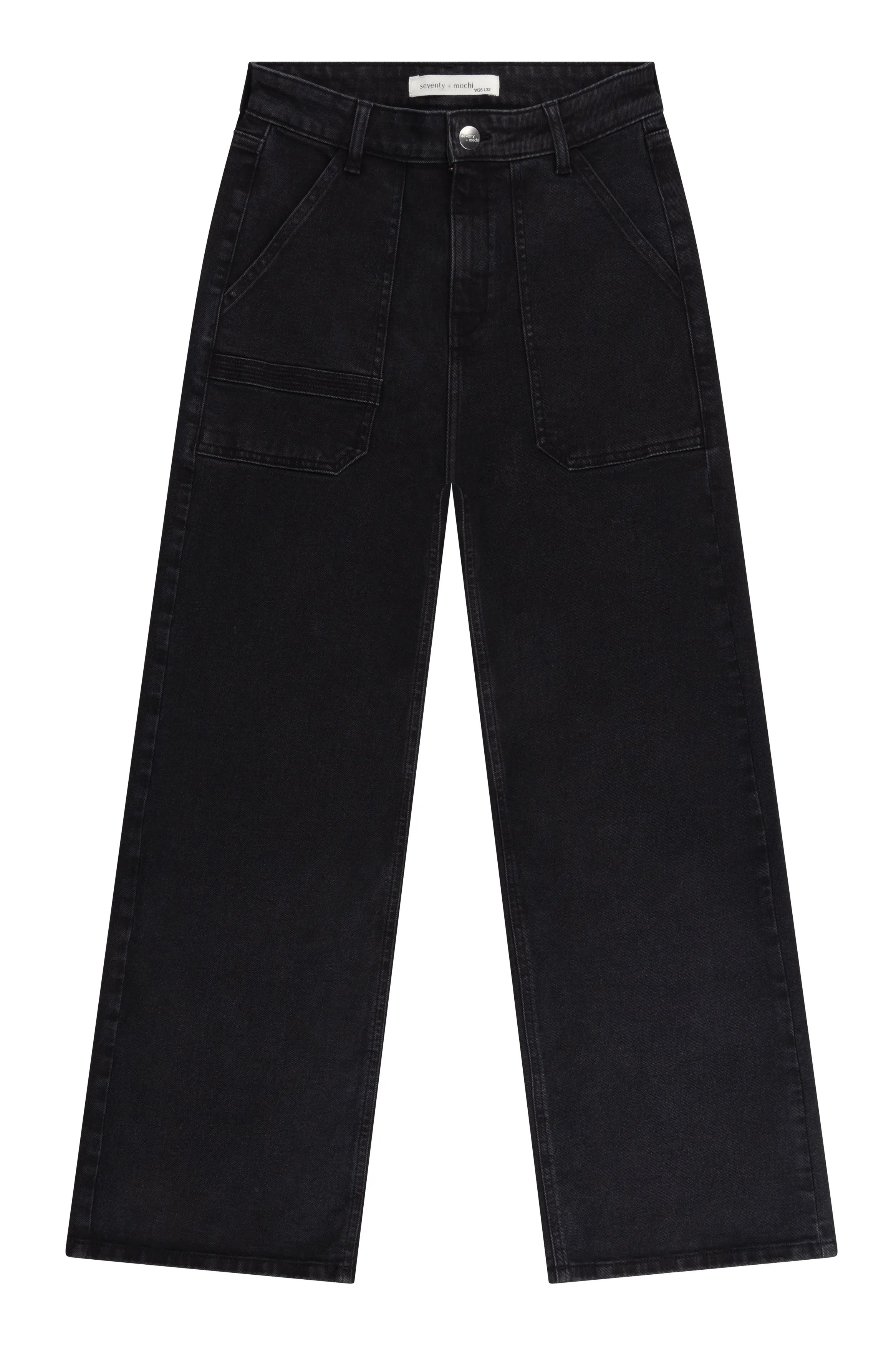 Elodie Jean in Black Denim