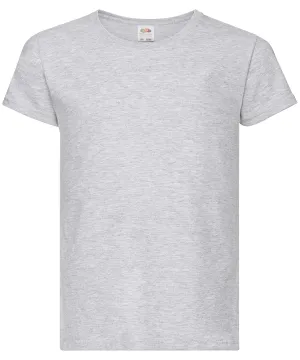 Heather Grey - Girls valueweight T