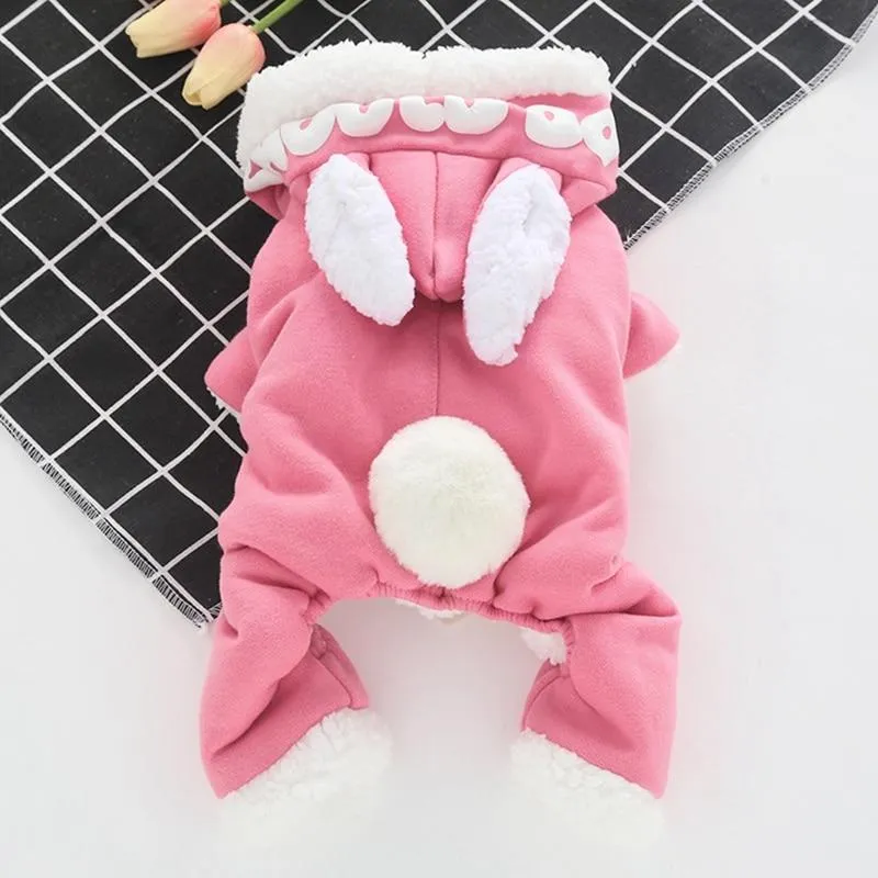 Hooded Bunny Ear Dog Sweater - One Piece