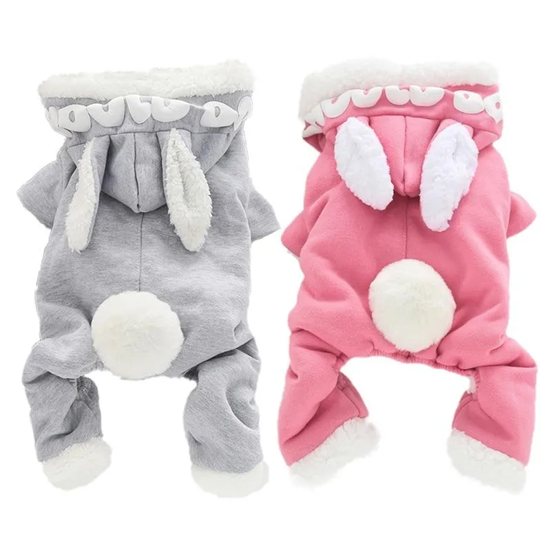 Hooded Bunny Ear Dog Sweater - One Piece