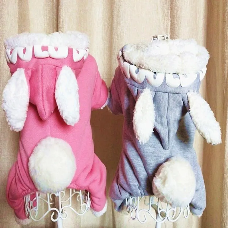 Hooded Bunny Ear Dog Sweater - One Piece