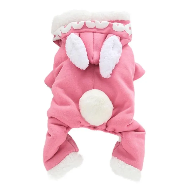 Hooded Bunny Ear Dog Sweater - One Piece
