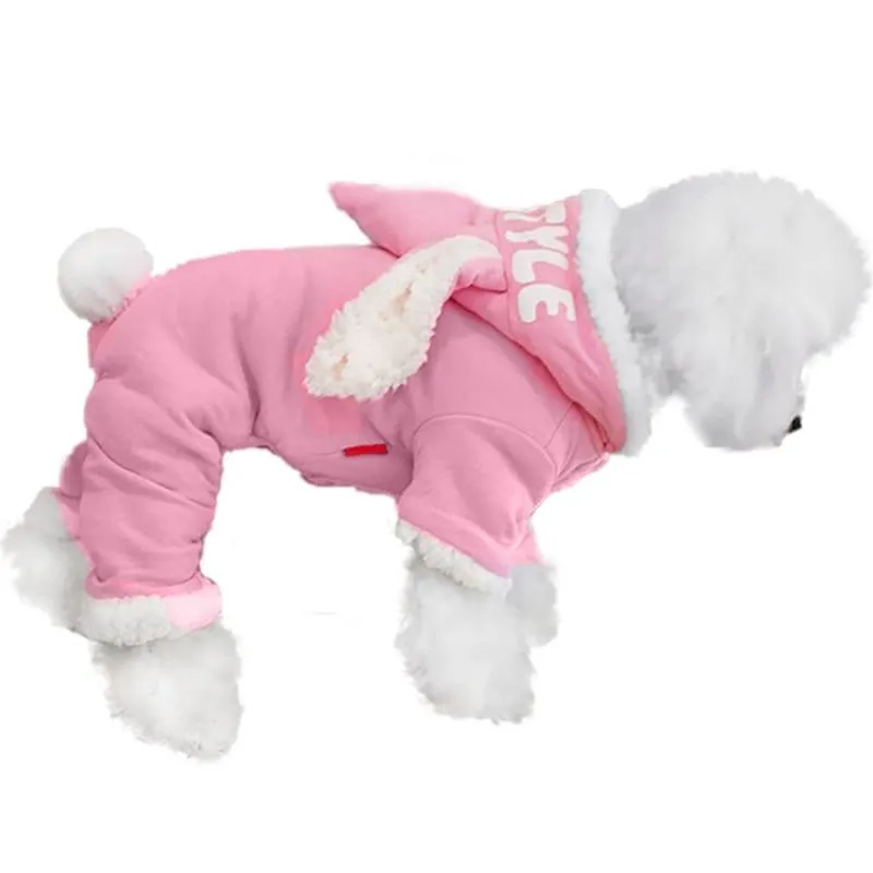 Hooded Bunny Ear Dog Sweater - One Piece