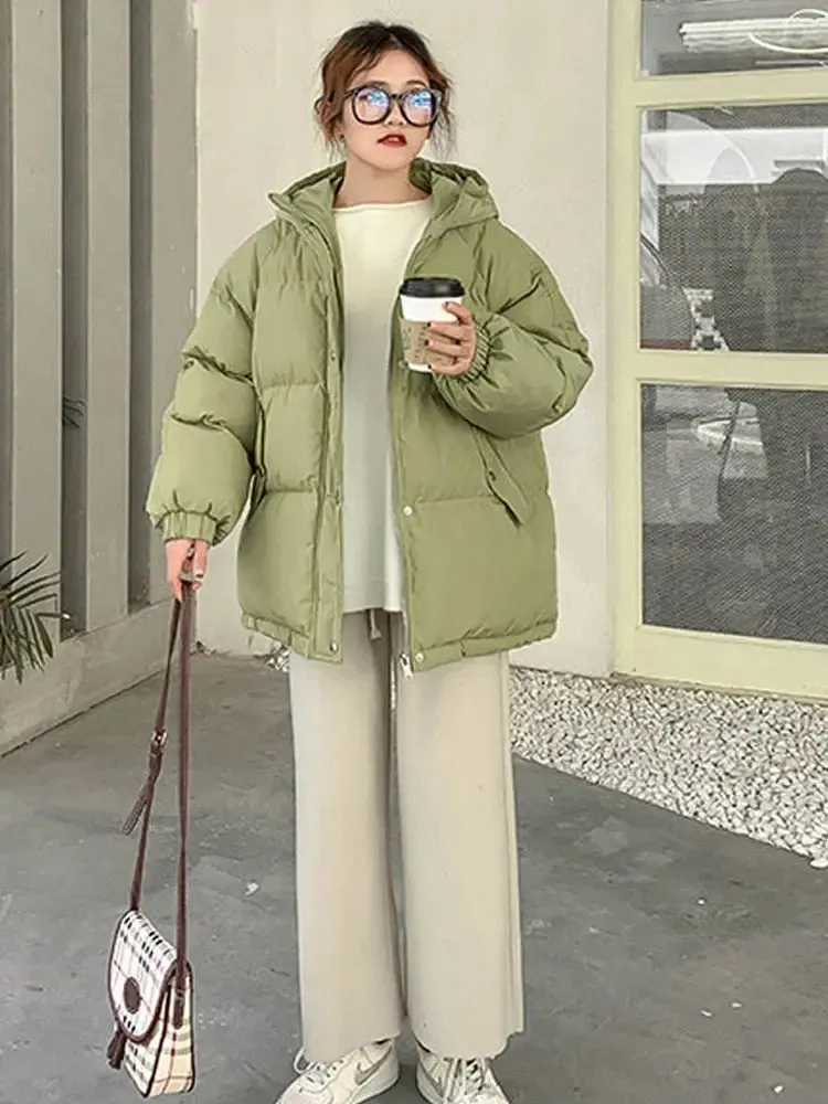 Hooded Cotton Padded Coats