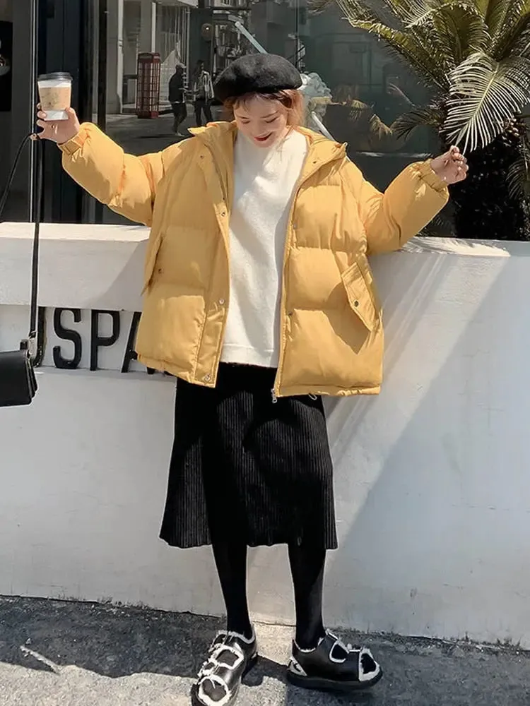 Hooded Cotton Padded Coats