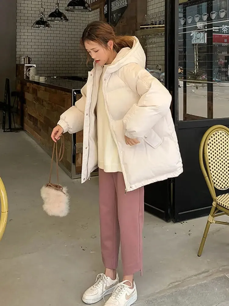 Hooded Cotton Padded Coats