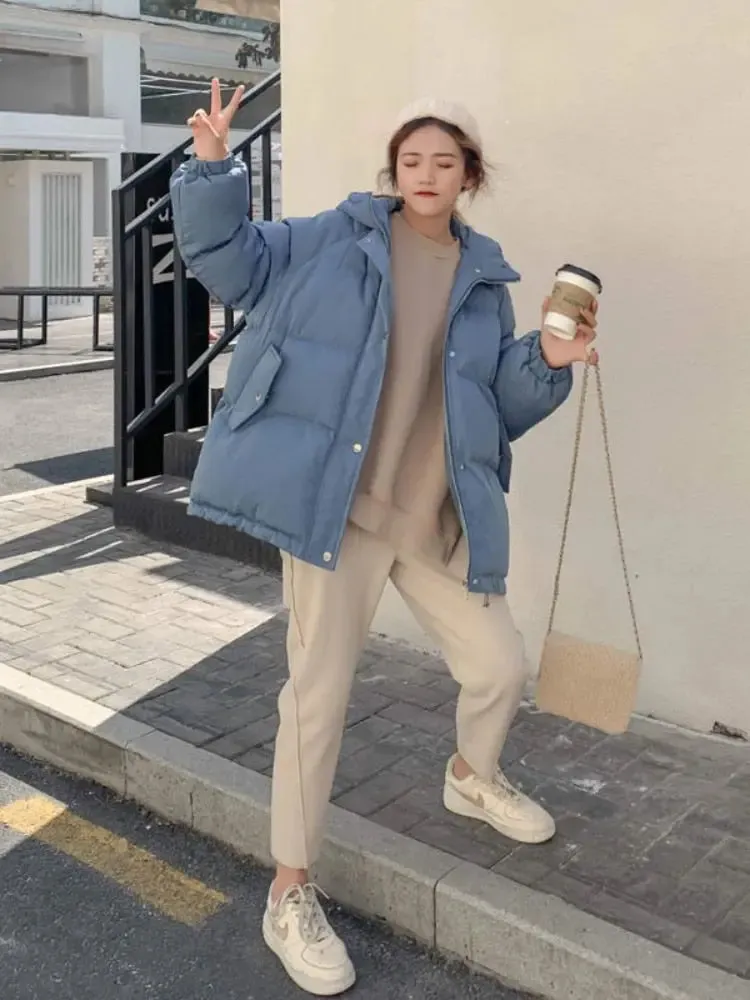Hooded Cotton Padded Coats