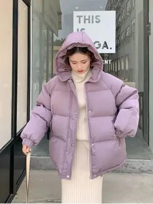 Hooded Cotton Padded Coats