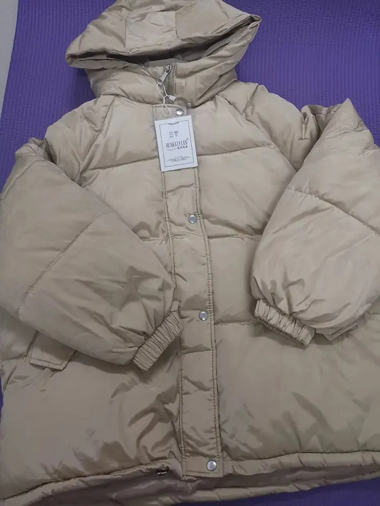 Hooded Cotton Padded Coats