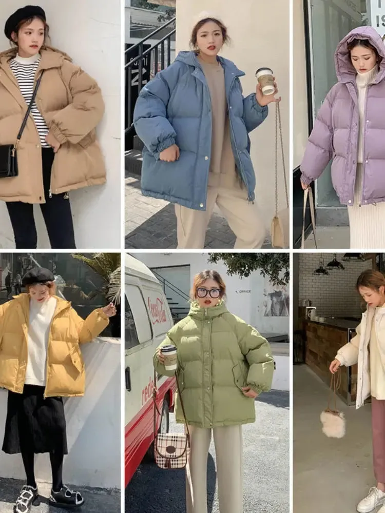 Hooded Cotton Padded Coats