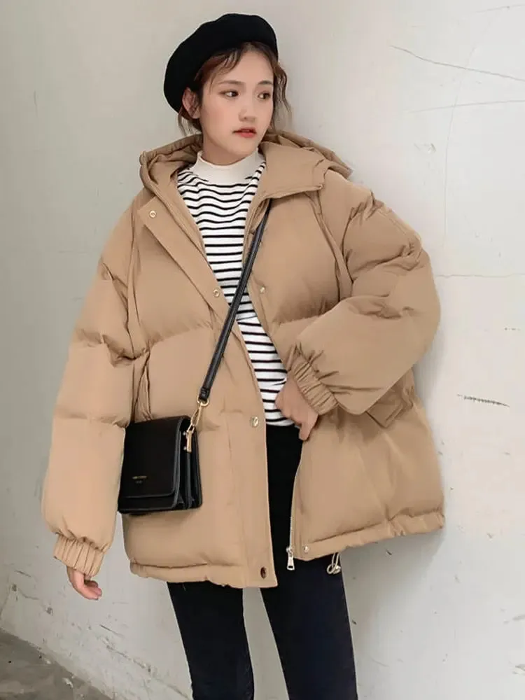 Hooded Cotton Padded Coats