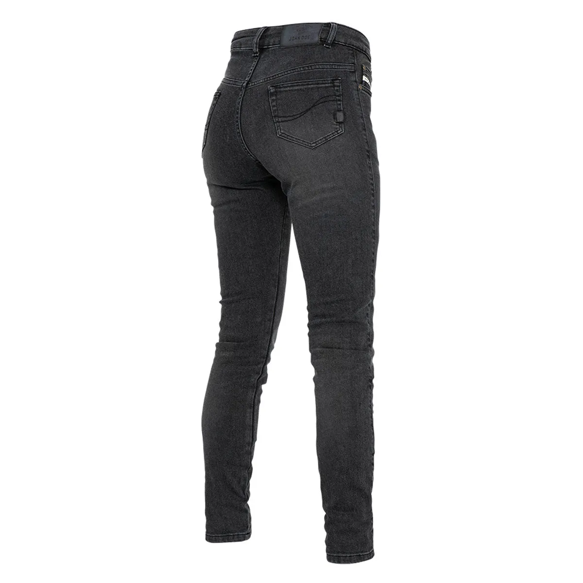 John Doe Jane High Mono Ladies Riding Denim Jeans With XTM Fiber Used Black