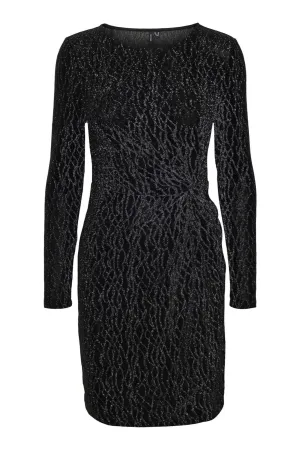 Kanz Mini Dress - Silver Lurex