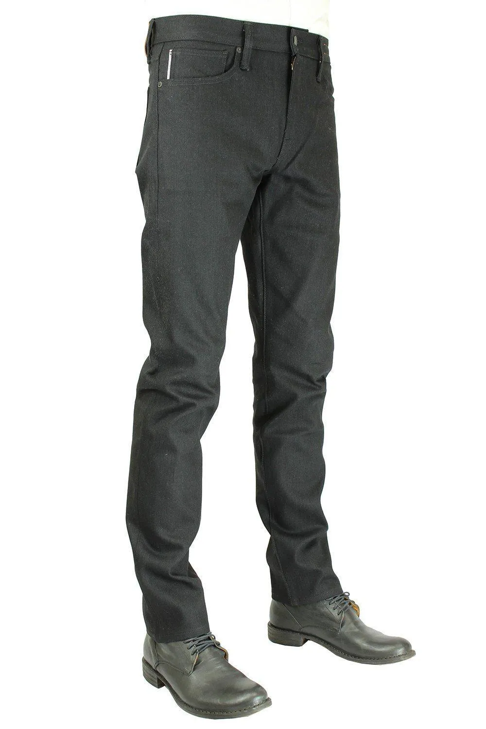 KATO 4-Way Stretch Selvedge "The Pen" Black Raw