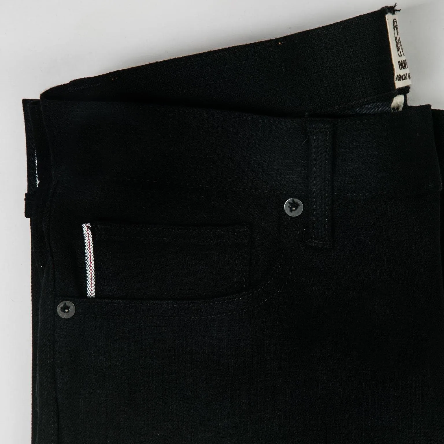 KATO 4-Way Stretch Selvedge "The Pen" Black Raw
