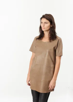 Leather Front Tunic -UEB
