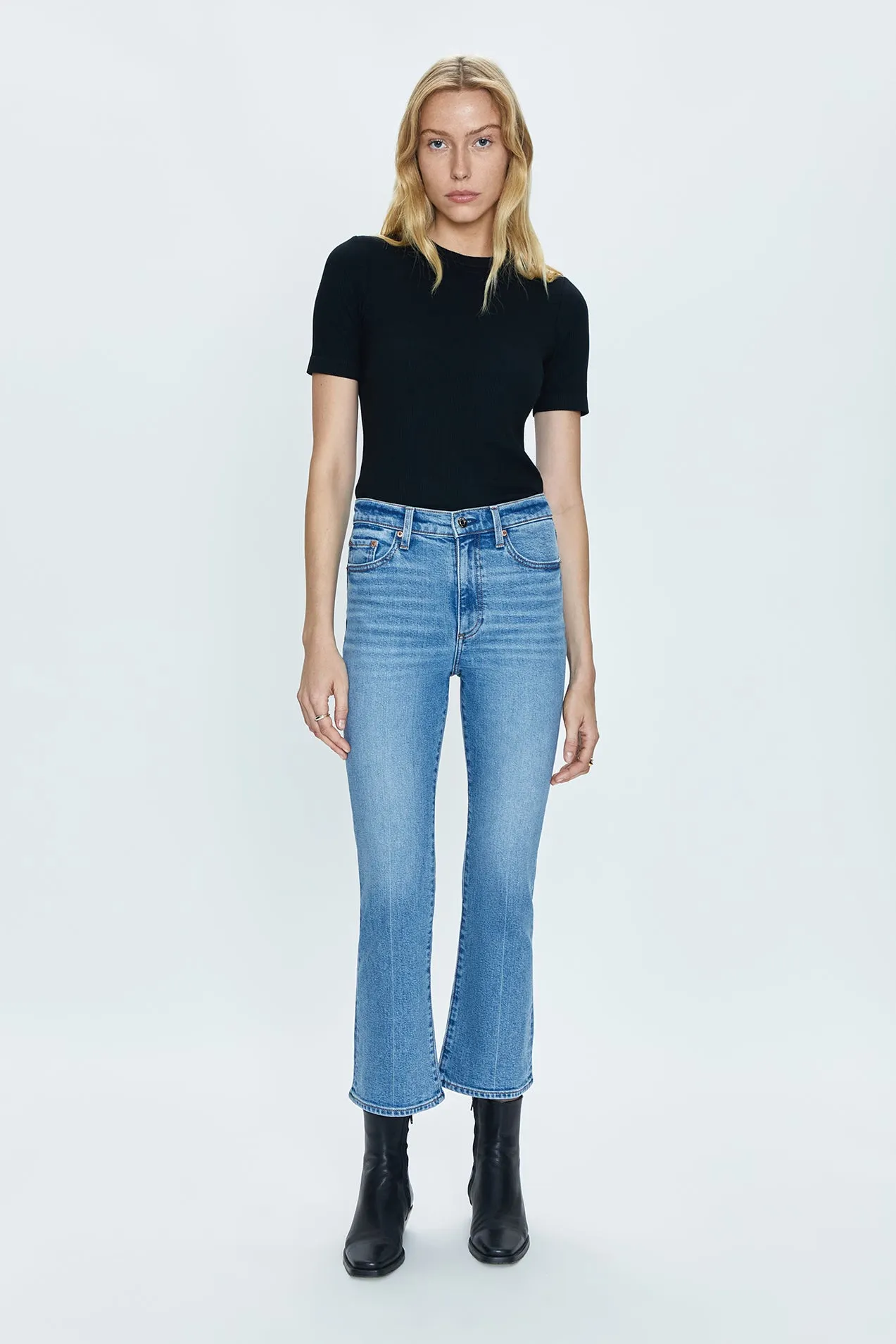 Lennon High Rise Boot Jean - Derby