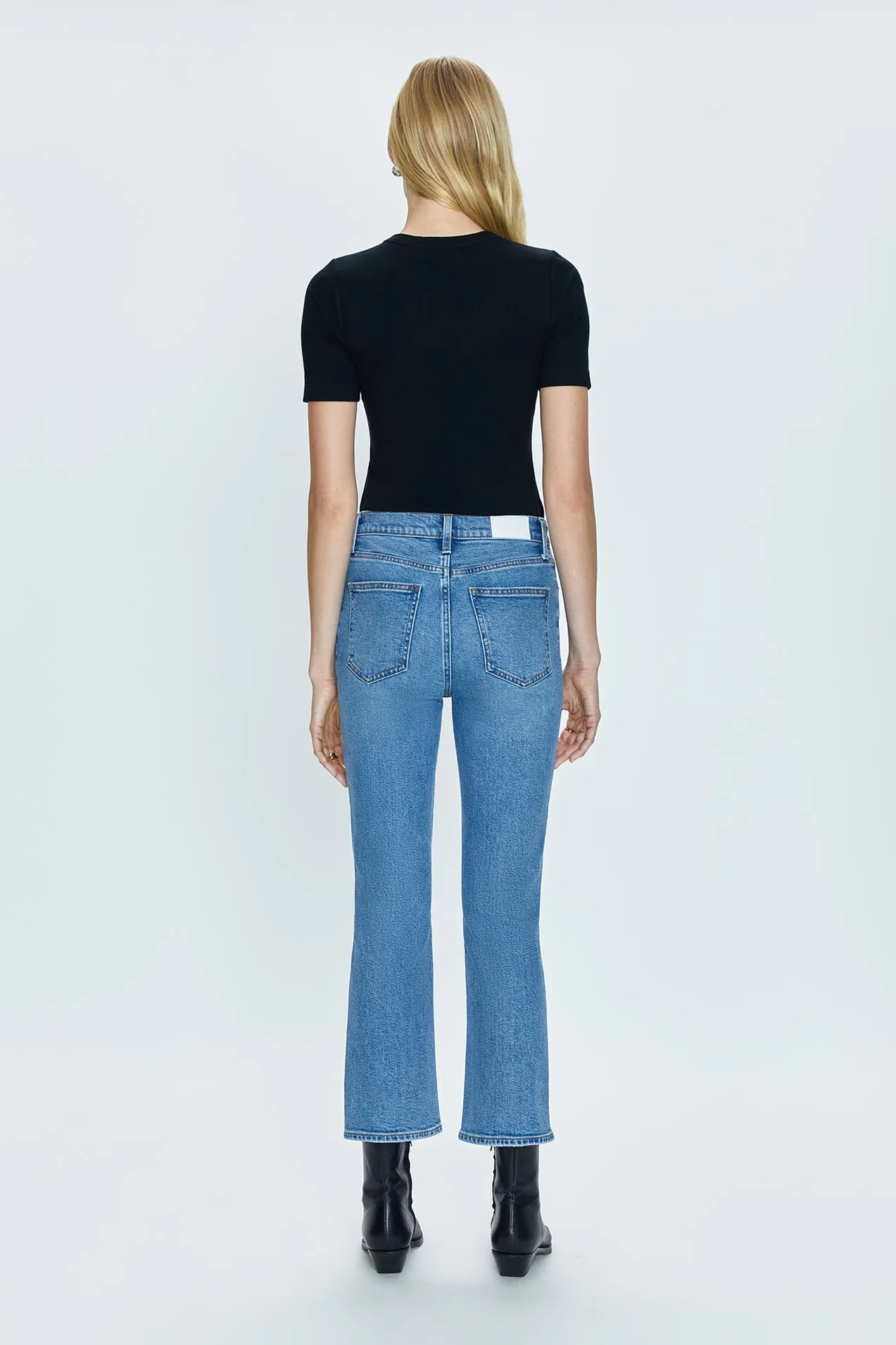 Lennon High Rise Boot Jean - Derby