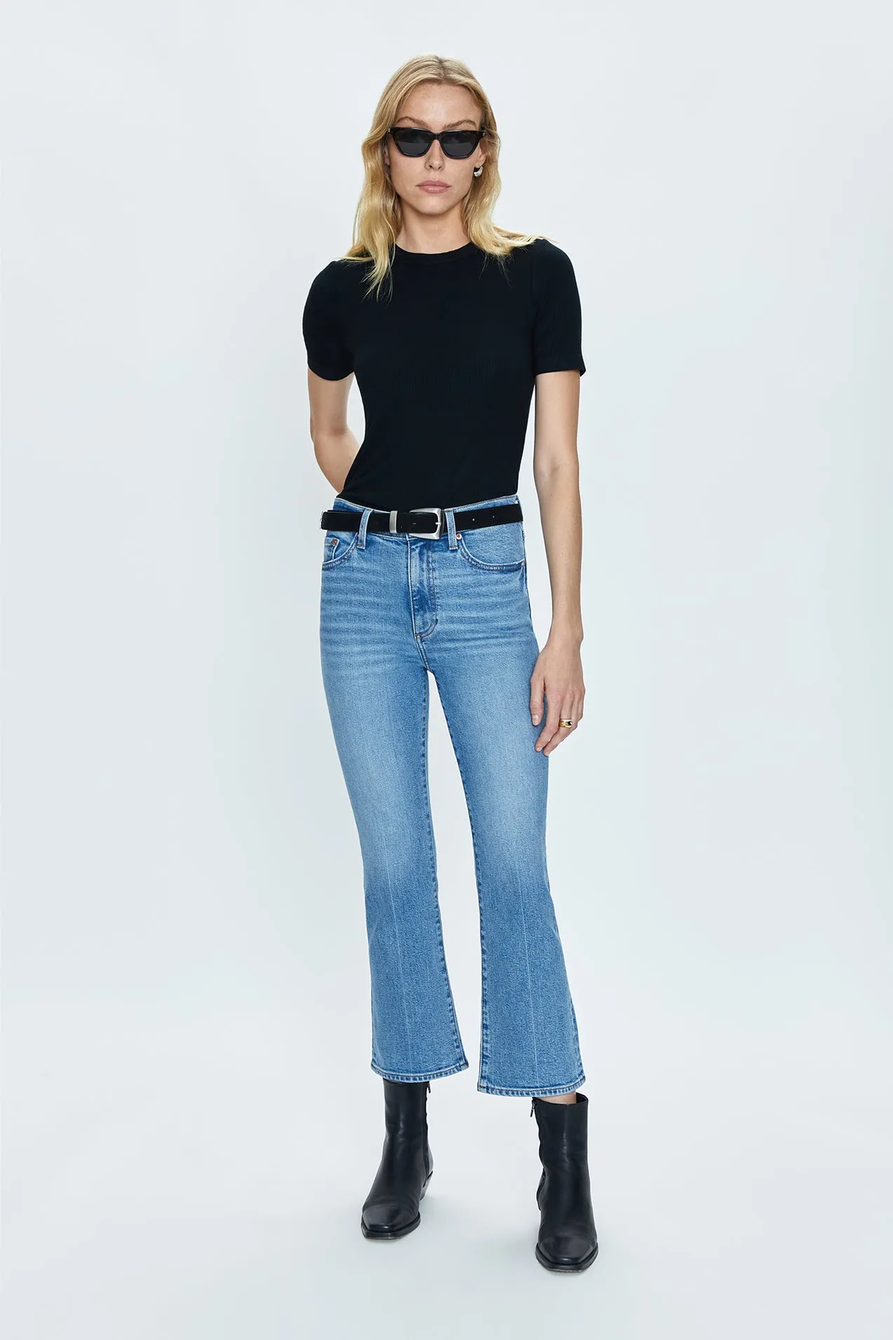 Lennon High Rise Boot Jean - Derby