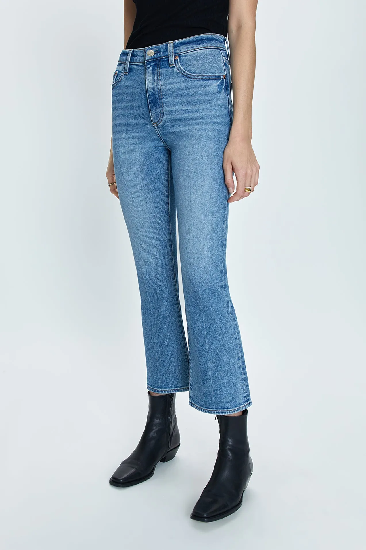 Lennon High Rise Boot Jean - Derby