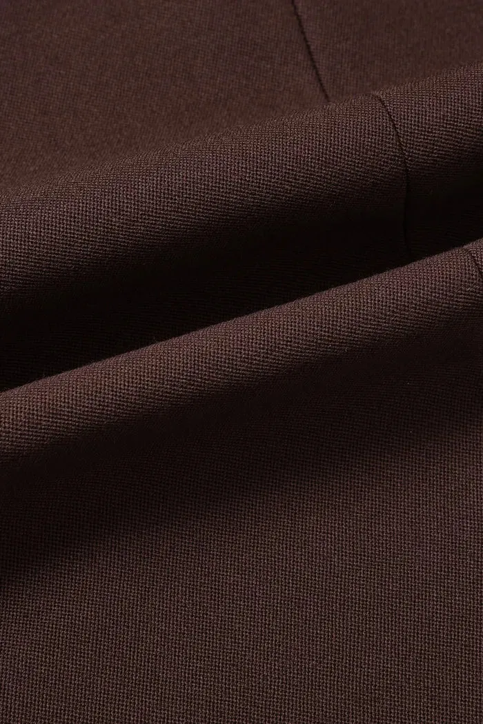 Lygia Raw Edge Blazer in Fine Wool