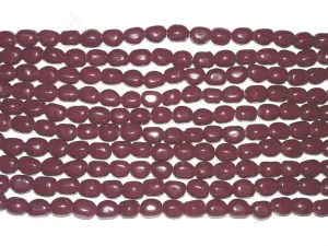 Maroon Glass Bead Tumbles