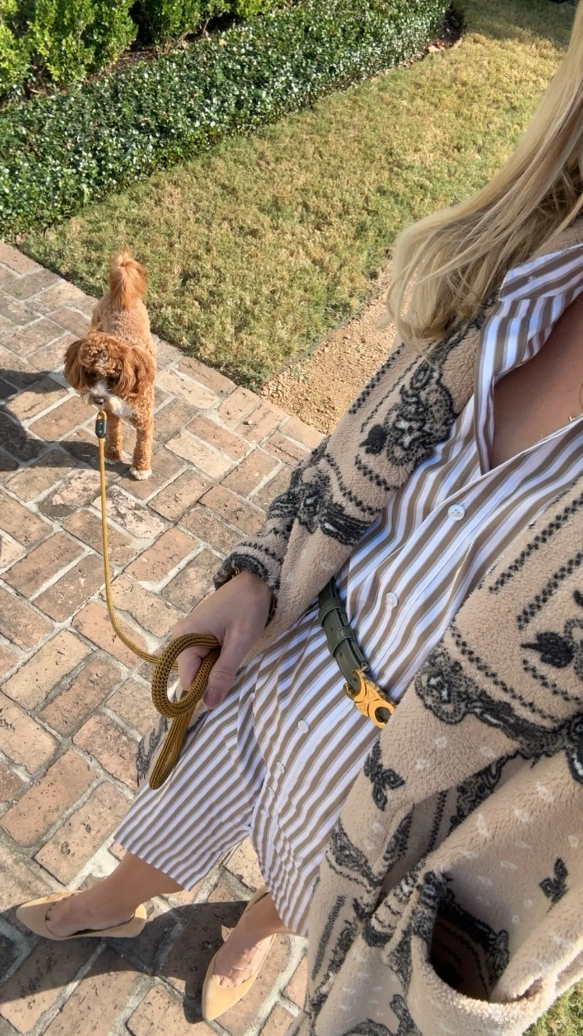 MASON'S DAUGHTER Coco Robe Coat, Cream Bandana Print