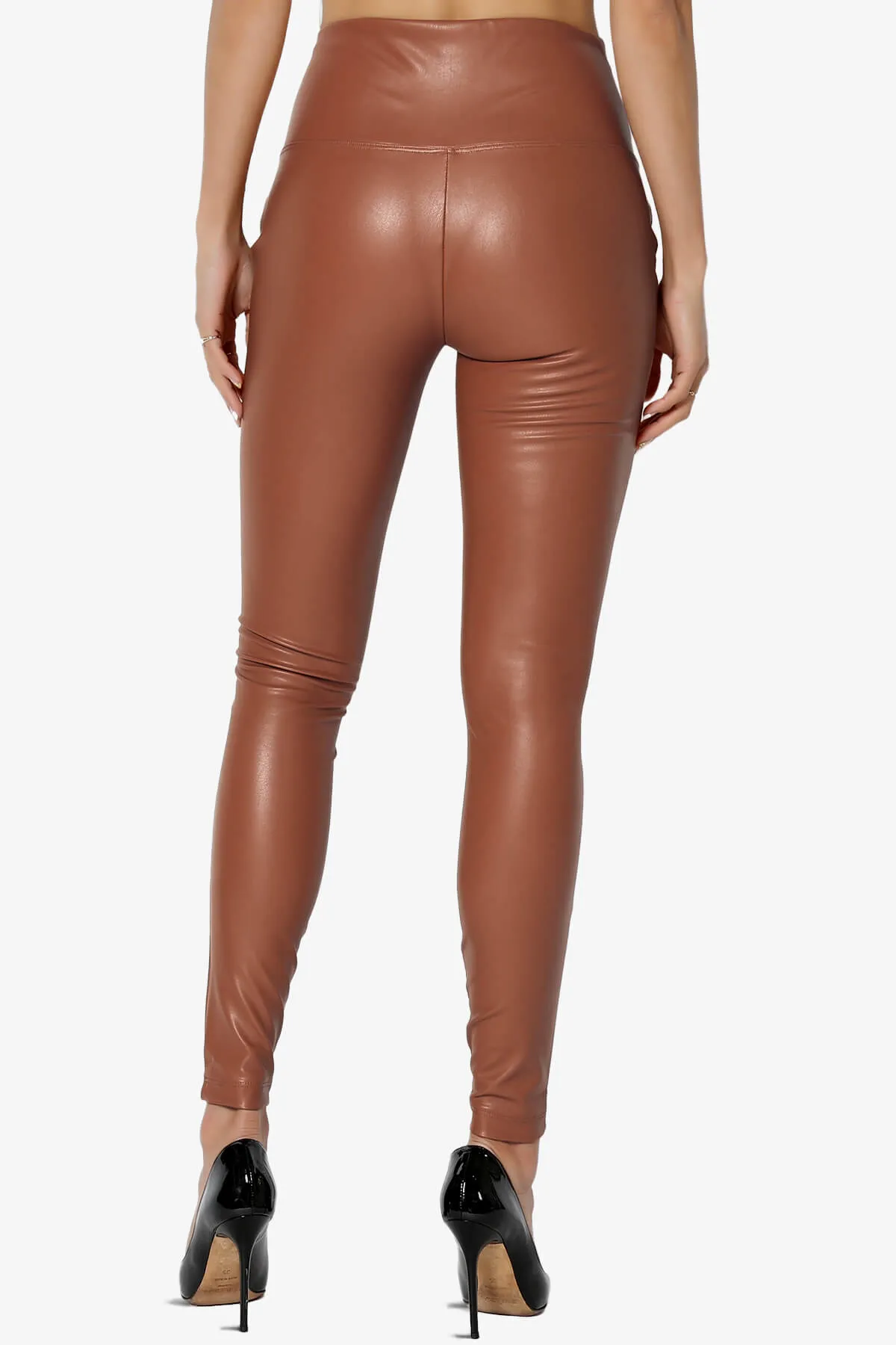 Mayari High Rise Faux Leather Leggings