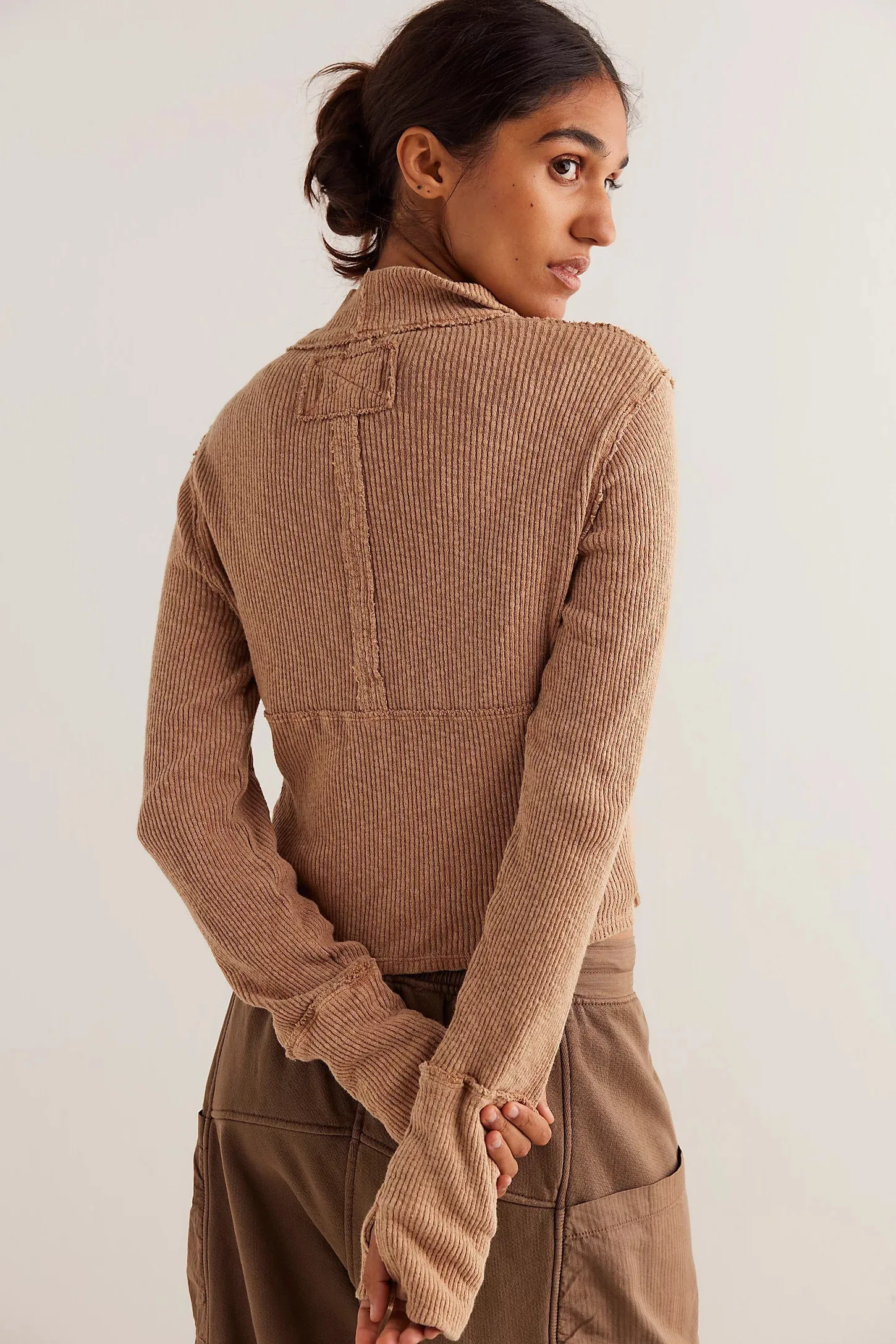 Midnight Half Zip Top