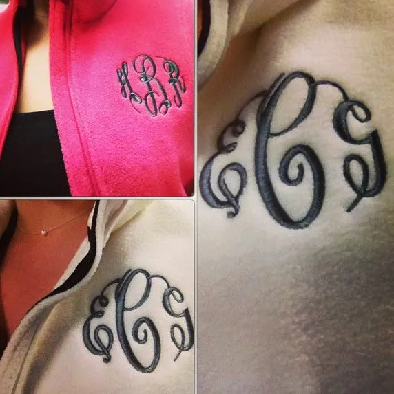 Monogrammed Fleece Vest