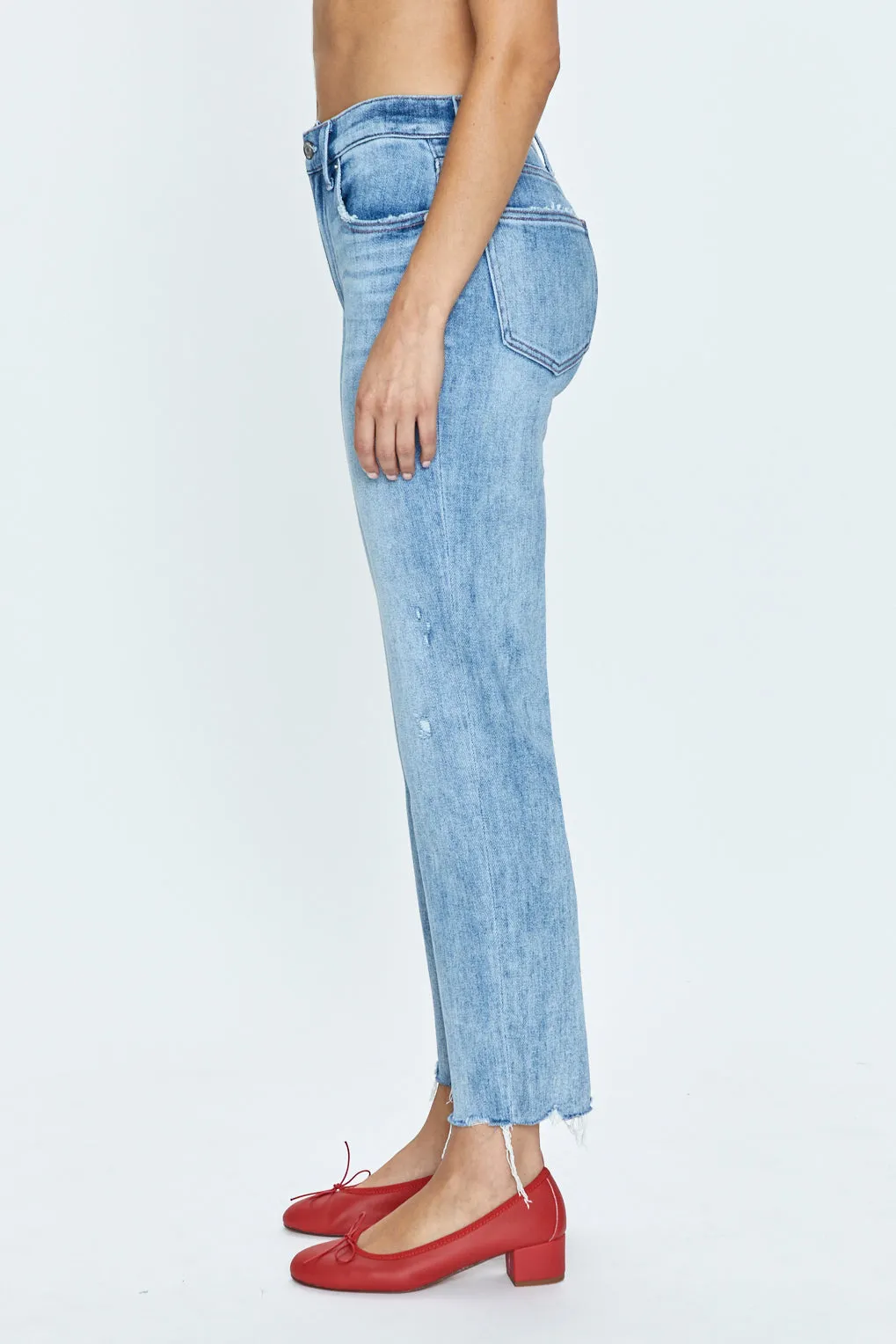 Monroe High Rise Cigarette Jean - Monet Vintage