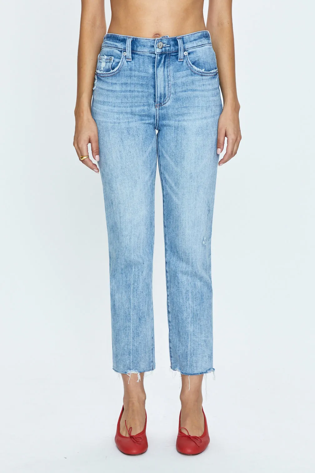 Monroe High Rise Cigarette Jean - Monet Vintage