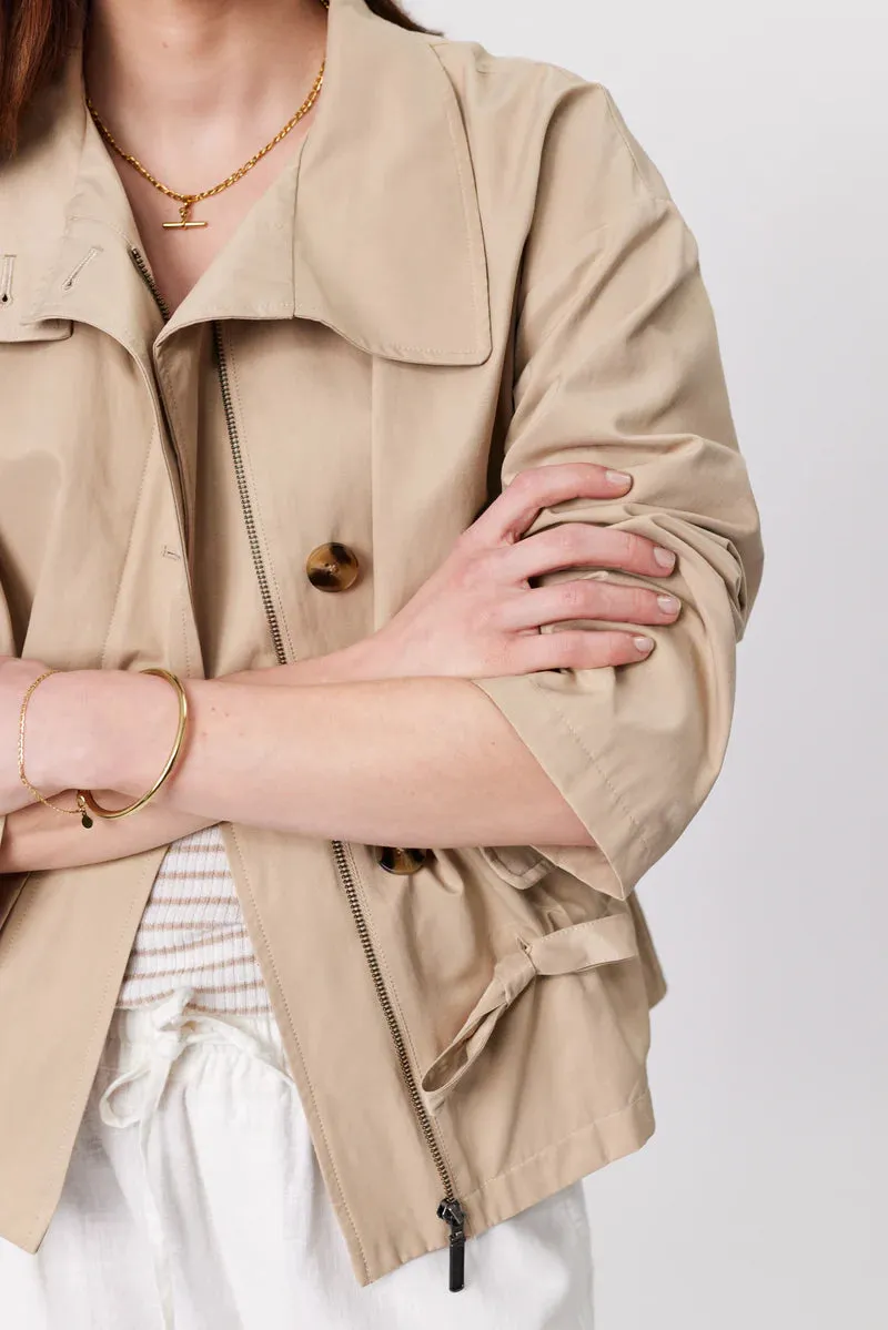 Olympus Short Trench - Camel