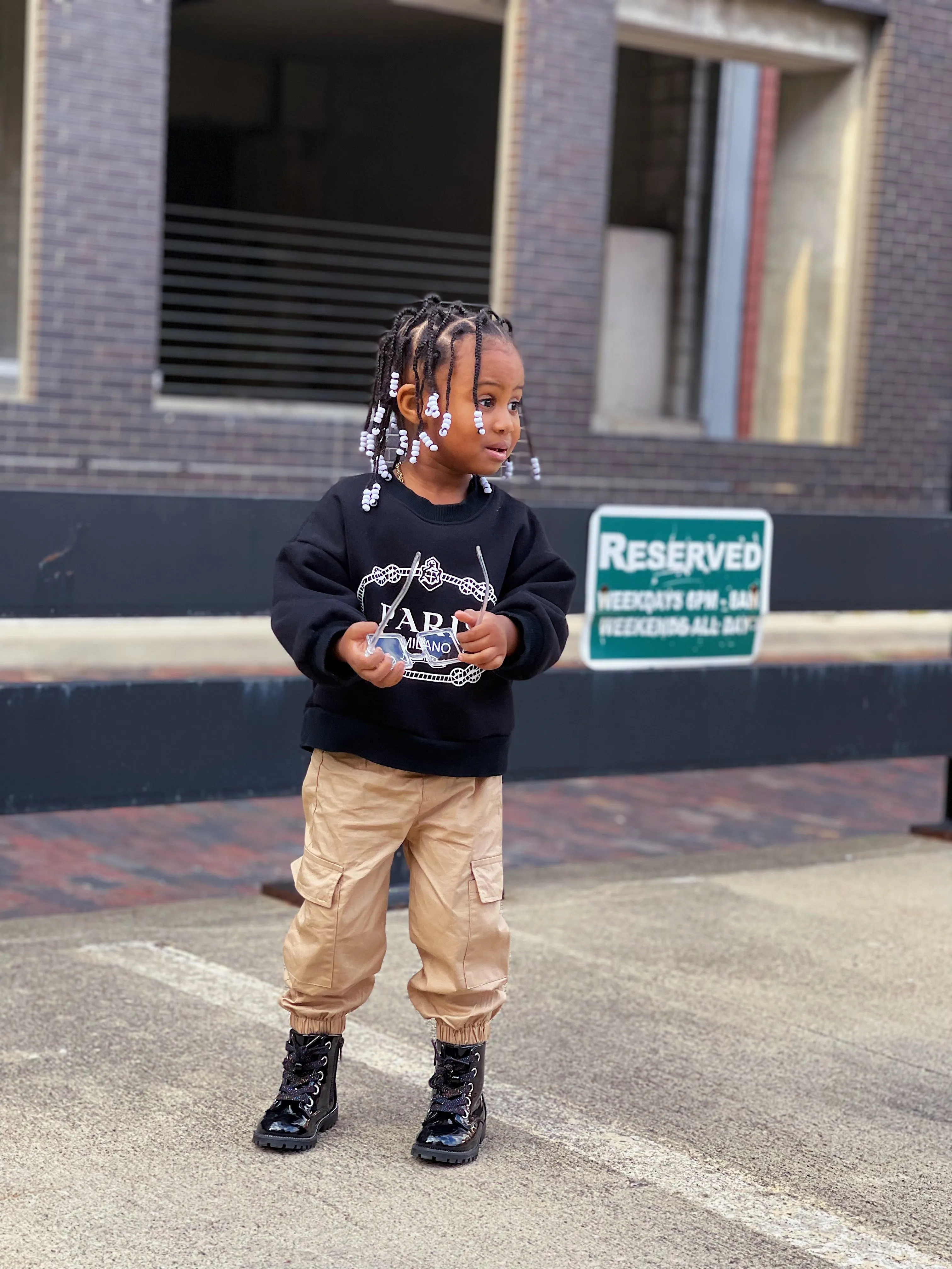 On Duty Toddler Girl Cargo Pants