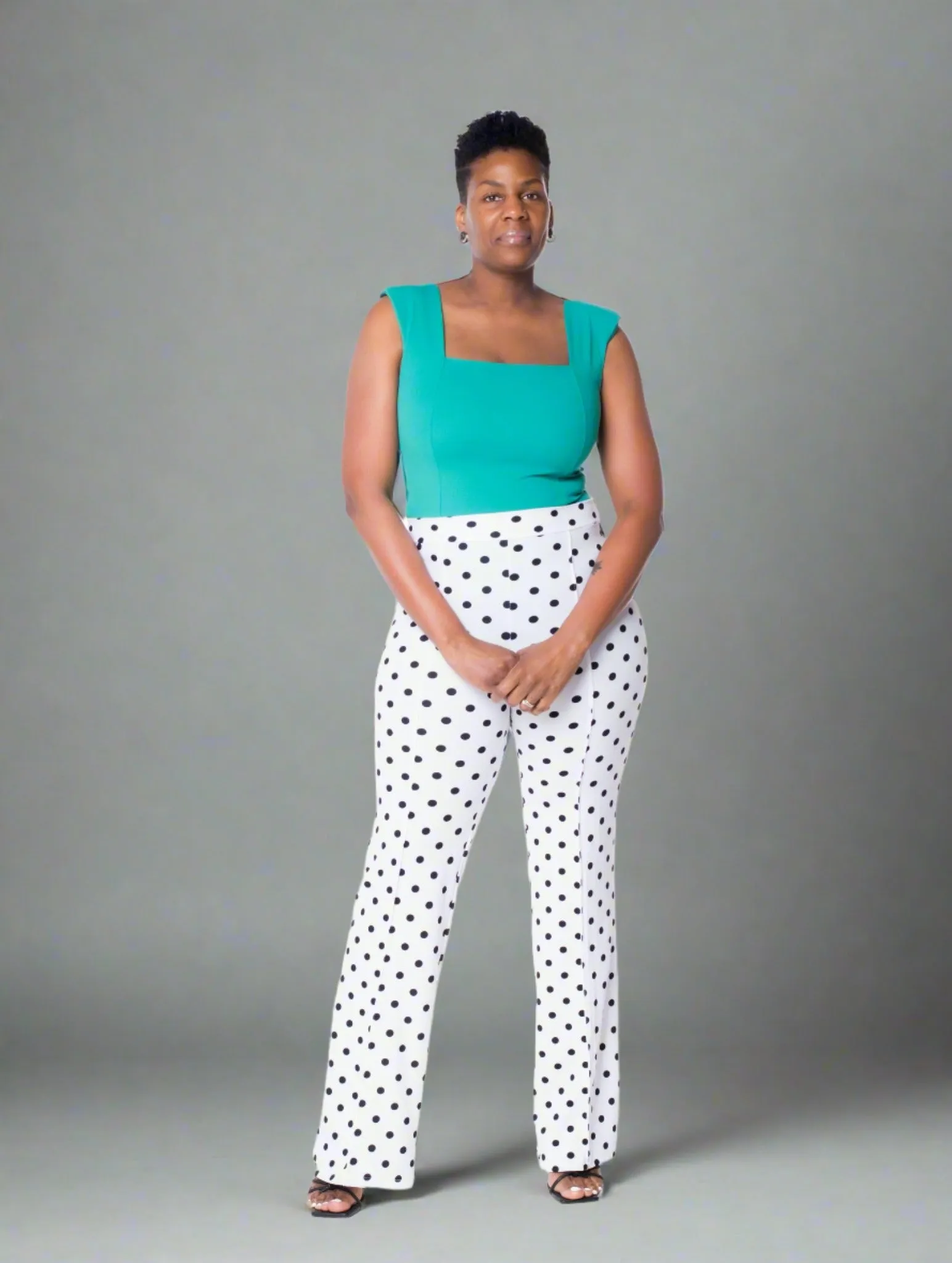 Polka Dot High Waist